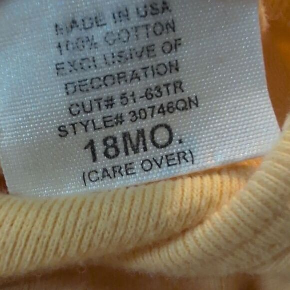 Y2k 90s Circo Yellow Orange Plaid Seersucker Daisy Flower Sundress Infant Girl - Picture 4 of 6